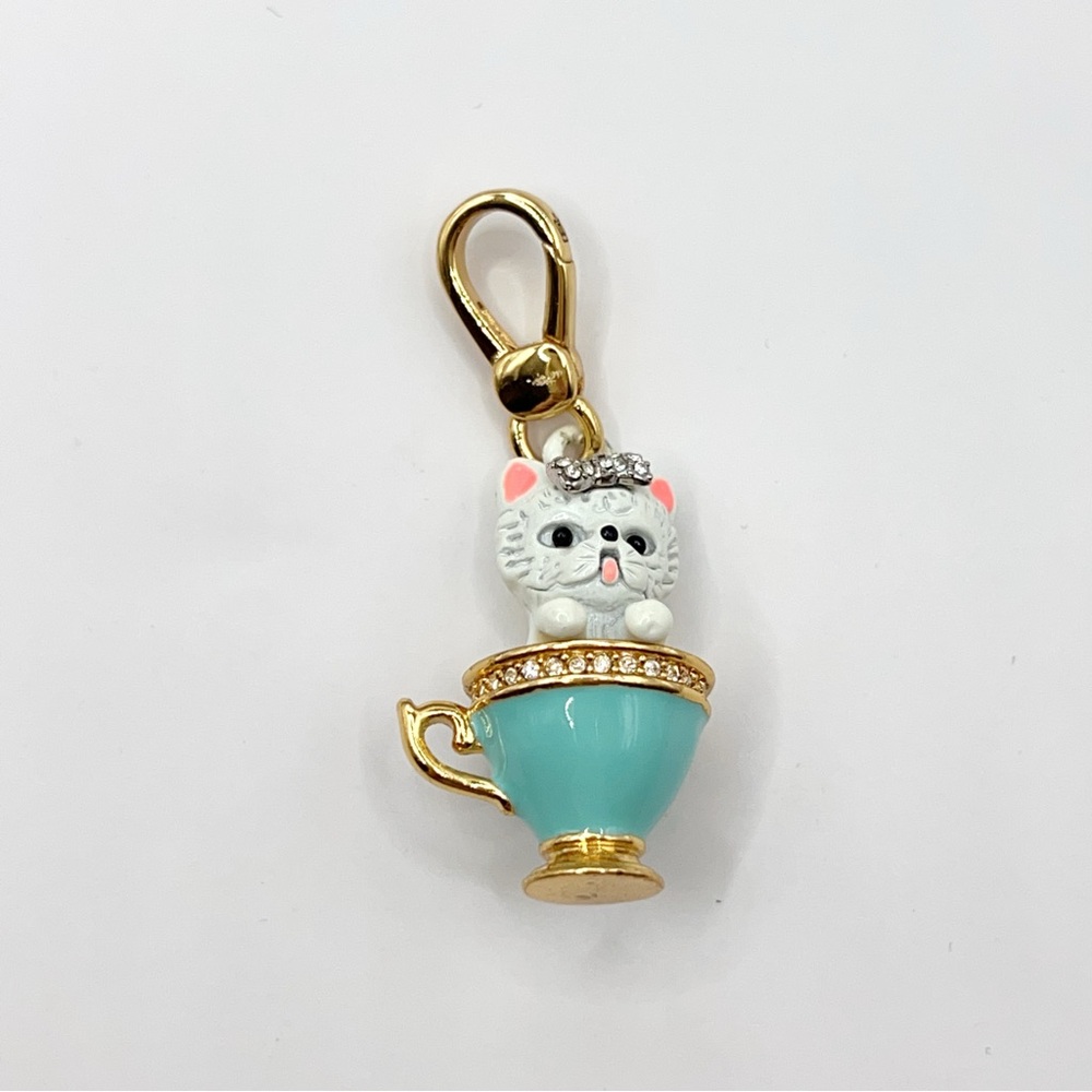 Juicy Couture dog in cup charm